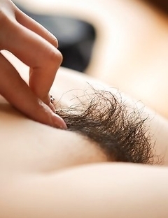 Ruka Kanae shows nude juicy tits and touches over panty