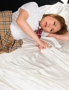 Sensual foot fetish action with a remarkable Ayano Hidaka dressed a schoolgirl