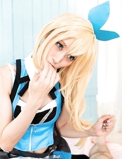 Mizuki Cosplay and handjob