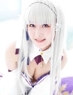 Sexy Japan Ria Kurumi cosplay spreading pussy and playing vibrator