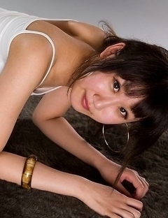 Karina Oshima showing her long legs and sexy soles while in a tiny skirt