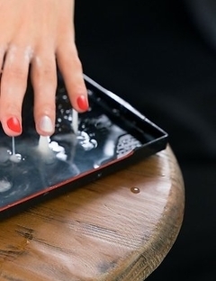 Tera Link Uses A Group of Guys' Cum For One Messy Handjob