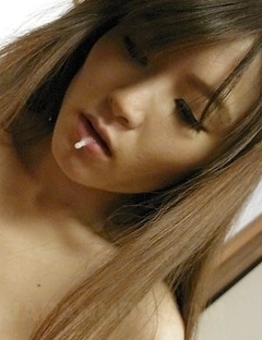Hot Hitomi Tsukishiro sucks cock before deep