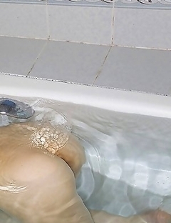 Rin Hitomi shows nasty ass and spoils fresh tits with water