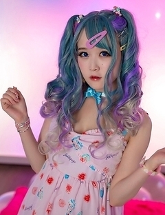 Nude Japanese teen Ria Kurumi show and spread shaved pussy closeup