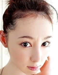 Rina Akiyama Asian with specs changes colorful clothes all day