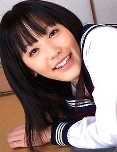 Yuri Hamada shows big cans in bra under sailor gal uniform