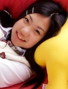 Miho Takai in school uniform is very playful before classes