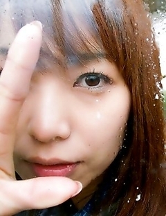 Hairy muff and innocent look of a spicy Asian Akina Spreads