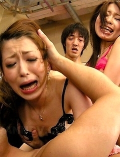Yuri and Yu enjoying group sex