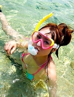 Passionate striptease from Japanese angel Yu Namiki