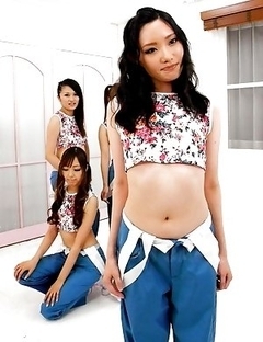 Amazing orgy with many Jpop ladies