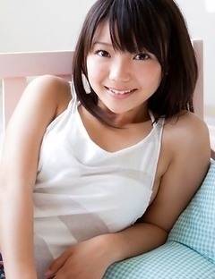 Nice Fuuka Nishihama undresses on the camera making us wild