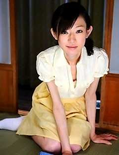 Teen servant Aoba Itou poses on bed