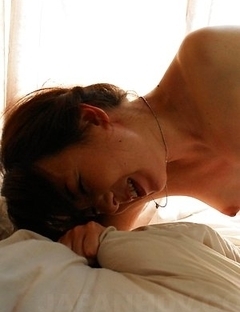 Chika Sasaki is tied and has boobs squeezed