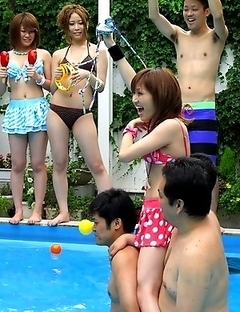 Hot Asian ladies want group sex
