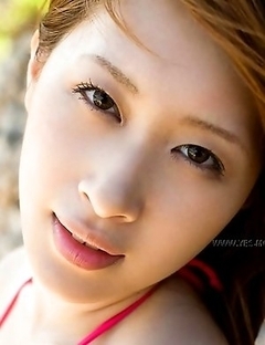 Hairy twat and sexy hard nipples of a spicy Yuria Sendoh